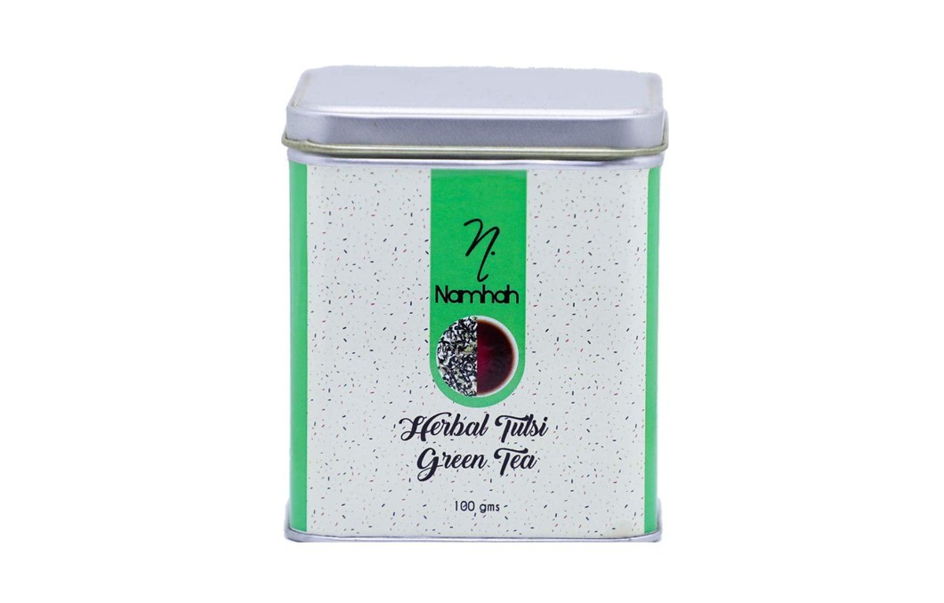 Namhah Herbal Tulsi Green Tea    Container  100 grams